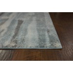 Illusions Teal Moderne 3'3" x 4'11" Rug