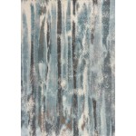 Illusions Teal Moderne 5'3" x 7'7" Rug