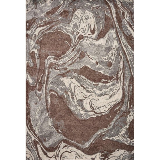 Illusions Mocha Flow 3'3" x 4'11" Rug