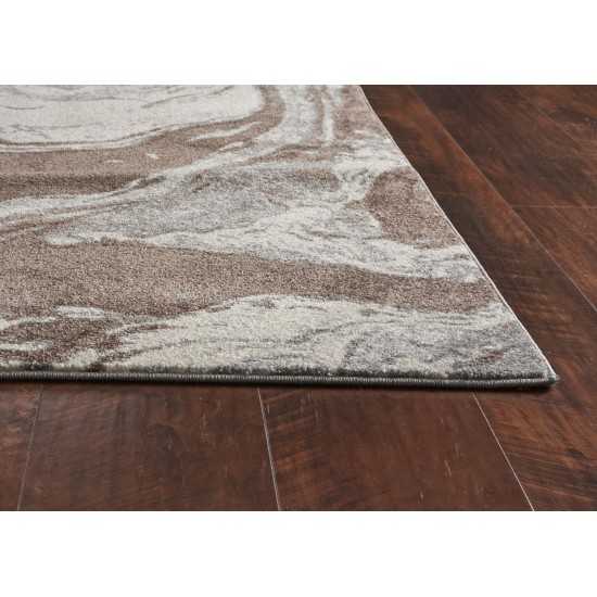 Illusions Mocha Flow 3'3" x 4'11" Rug