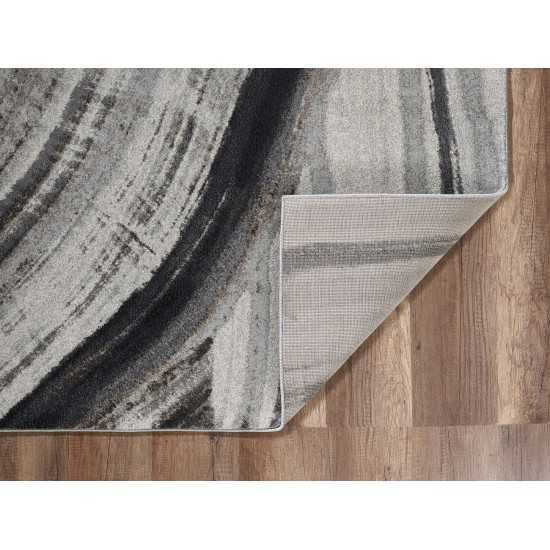 Illusions Ivory/Grey Elements 3'3" x 4'11" Rug