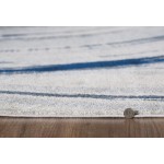 Illusions Ivory/Blue Elements 3'3" x 4'11" Rug