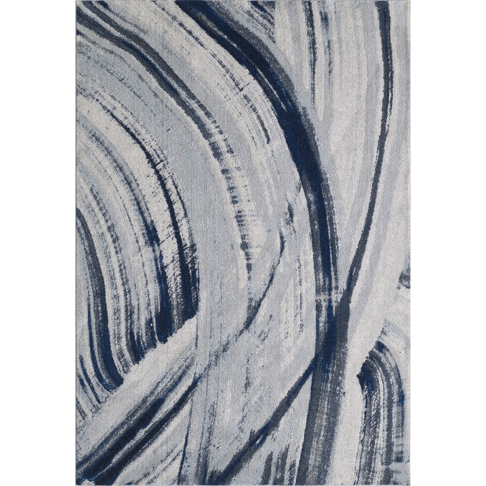 Illusions Ivory/Blue Elements 6'7" x 9'6" Rug Illusions Ivory/Blue Elements 6'7" x 9'6" Rug