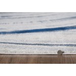 Illusions Ivory/Blue Elements 6'7" x 9'6" Rug