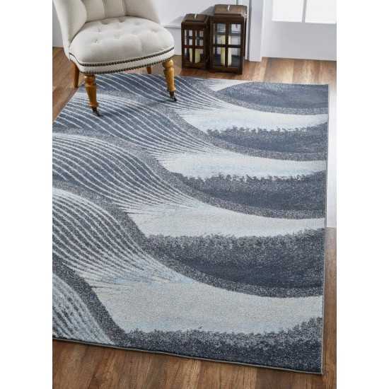 Illusions Grey/Blue Breeze 3'3" x 4'11" Rug