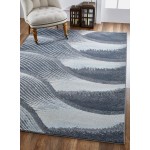 Illusions Grey/Blue Breeze 5'3" x 7'7" Rug