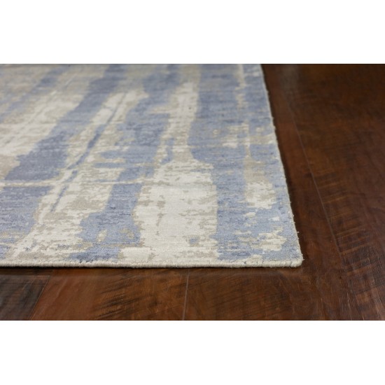 Indulge Grey/Blue Drizzle 3'3" x 5'3" Rug