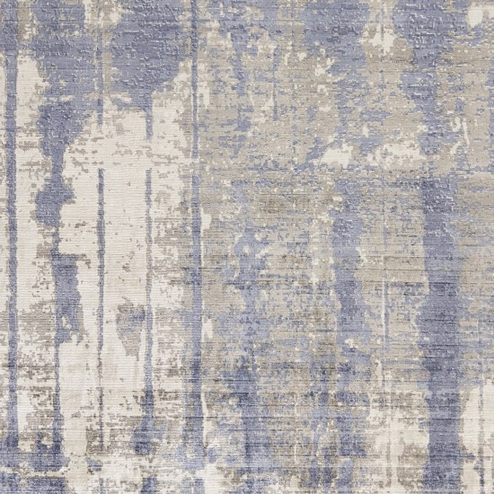 Indulge Grey/Blue Drizzle 5' x 7' Rug