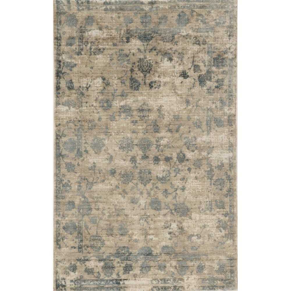 Indulge Sand/Blue Elegance 3'3" x 5'3" Rug