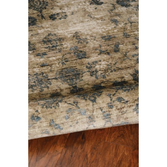 Indulge Sand/Blue Elegance 3'3" x 5'3" Rug