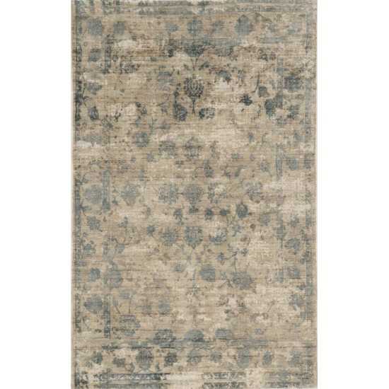 Indulge Sand/Blue Elegance 5' x 7' Rug