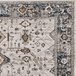 Inspire Ivory/Grey Empera 3'3" x 4'7" Rug