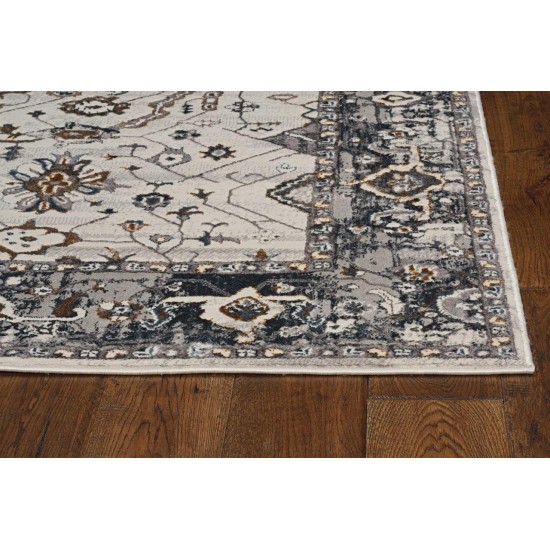 Inspire Ivory/Grey Empera 3'3" x 4'7" Rug