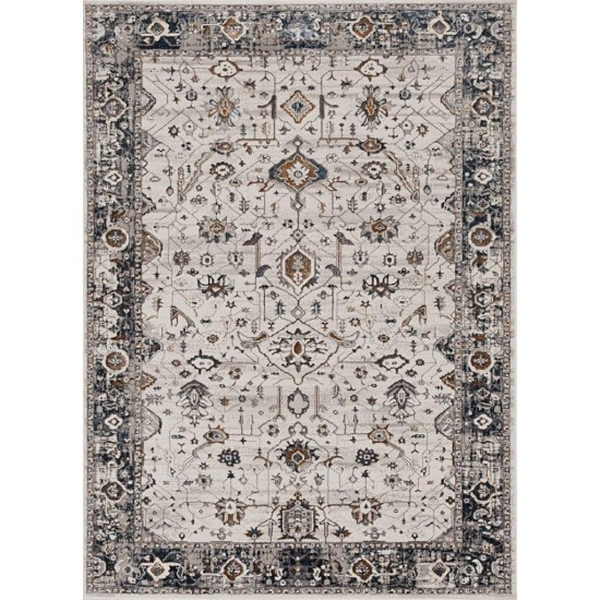 Inspire Ivory/Grey Empera 6'7" x 9'6" Rug