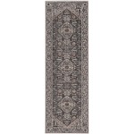 Inspire Grey Parisian 2'2" x 6'11" Runner Rug