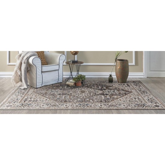 Inspire Grey Parisian 5'3" x 7'7" Rug