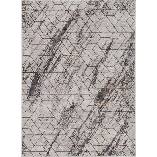 Inspire Ivory Elliott 5'3" x 7'7" Rug