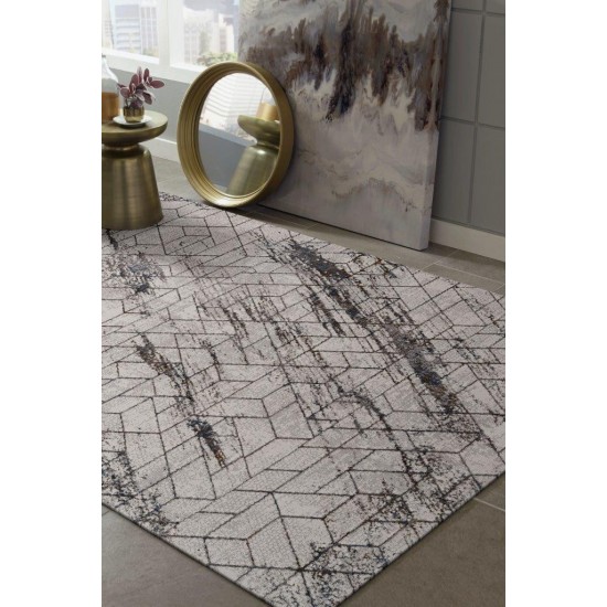 Inspire Ivory Elliott 9'10" x 13'2" Rug