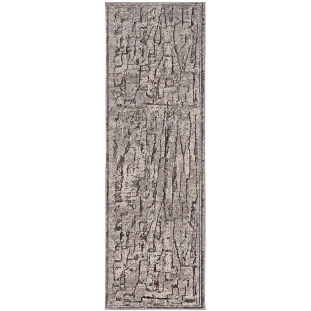 Inspire Grey Expressions 2'2" x 6'11" Runner Rug Inspire Grey Expressions 2'2" x 6'11" Runner Rug