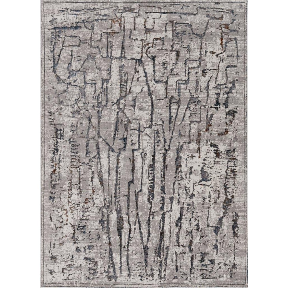 Inspire Grey Expressions 5'3" x 7'7" Rug