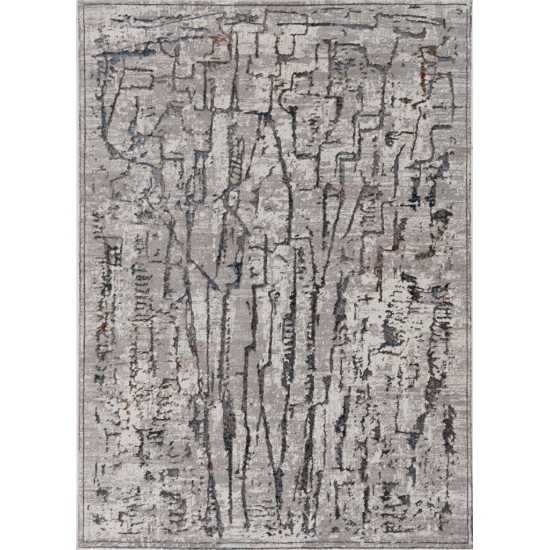 Inspire Grey Expressions 6'7" x 9'6" Rug