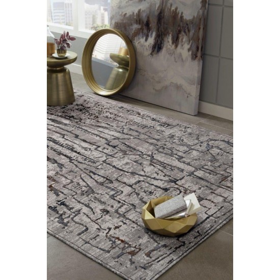 Inspire Grey Expressions 7'10" x 10'10" Rug