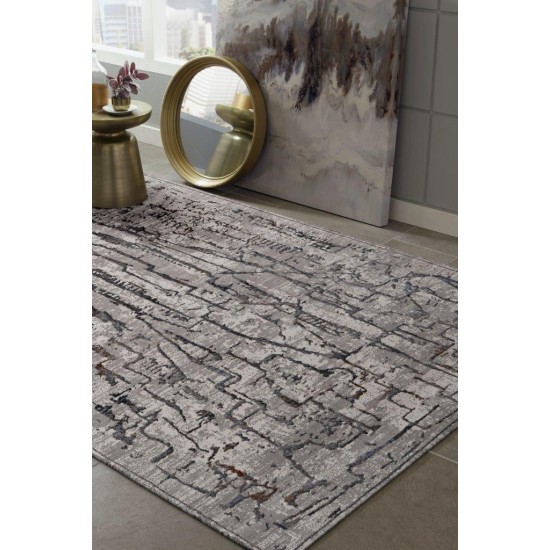 Inspire Grey Expressions 9'10" x 13'2" Rug