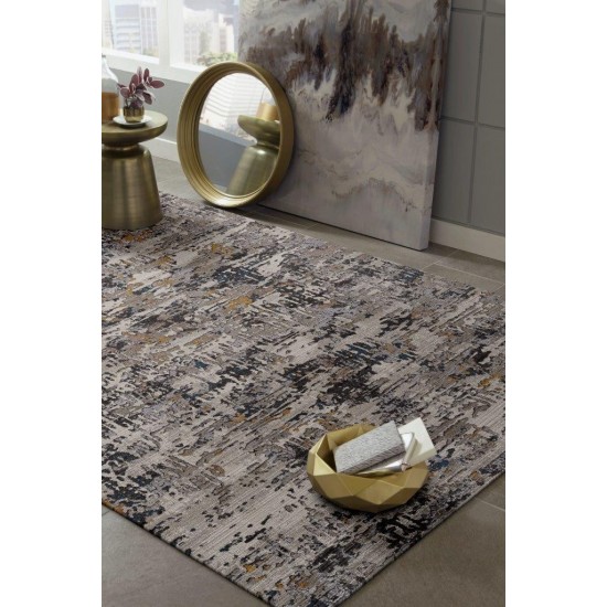 Karina Grey Landscape 5'3" x 7'7" Rug