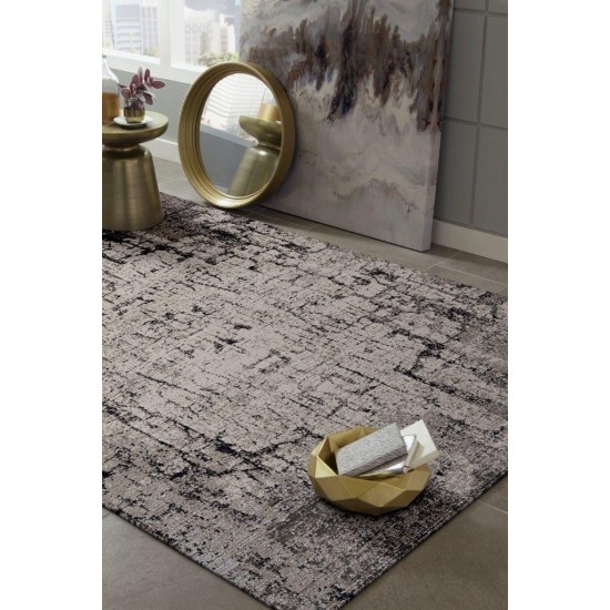 Karina Ivory/Grey Palette 5'3" x 7'7" Rug