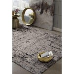 Karina Ivory/Grey Palette 8' Round Rug