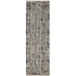 Karina Beige/Grey Flatiron 2'3" x 7'7" Runner Rug