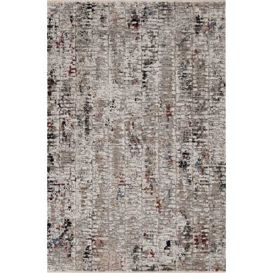 Karina Beige/Grey Flatiron 3'11" x 5'5" Rug