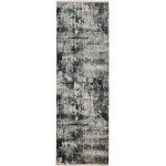 Karina Ivory/Charcoal Moda 2'3" x 7'7" Runner Rug