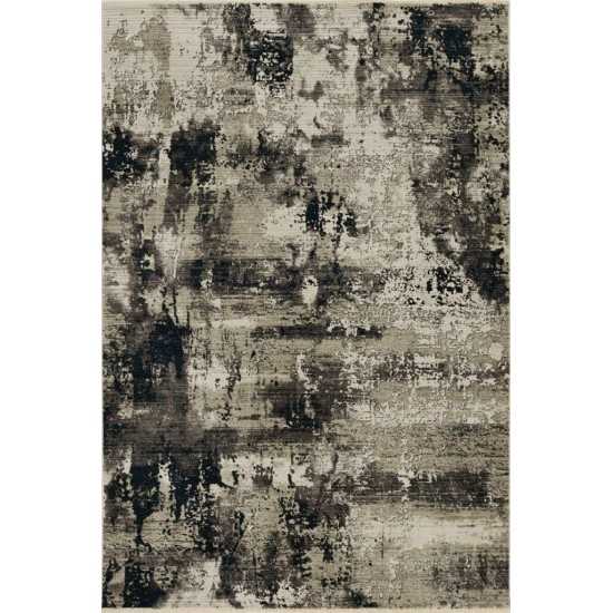 Karina Ivory/Charcoal Moda 3'11" x 5'5" Rug