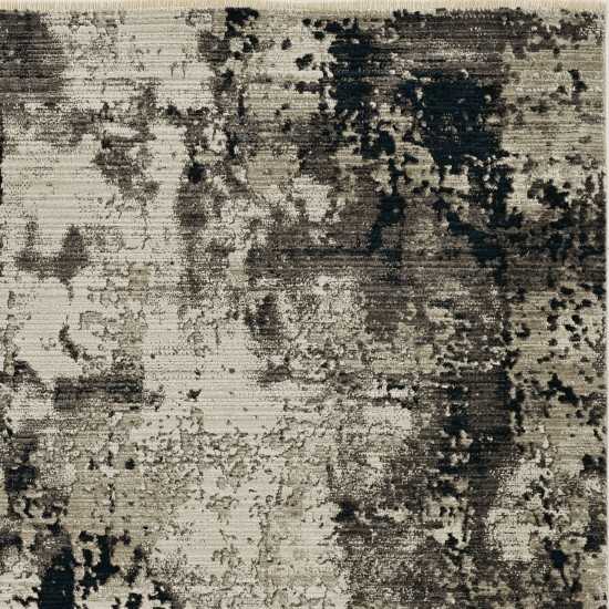 Karina Ivory/Charcoal Moda 3'11" x 5'5" Rug