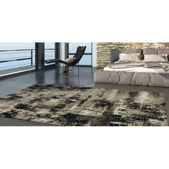 Karina Ivory/Charcoal Moda 5'3" x 7'7" Rug