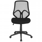 Salerno Series High Back Black Mesh Office Chair