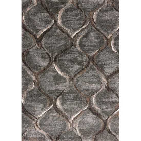 Landscapes Charcoal Groove 5'3"X 7'7" Rug