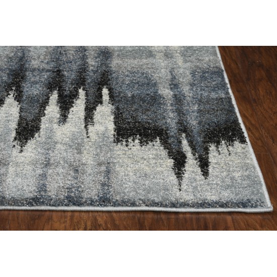 Landscapes Blue Ivory Pulse 3'3"X 5'3" Rug