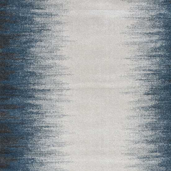 Landscapes Ivory Blue Ombre 5'3"X 7'7" Rug