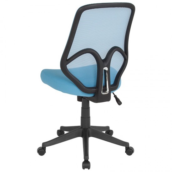 Salerno Series High Back Light Blue Mesh Office Chair