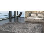 Lara Grey/Teal Highland 3'3" x 4'7" Rug