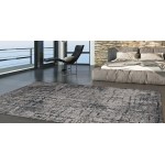 Lara Grey/Teal Highland 6'7" x 9'6" Rug
