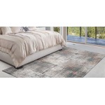 Lara Grey/Brick Inspire 3'3" x 4'7" Rug