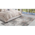 Lara Grey/Brick Inspire 7'10" x 10'10" Rug