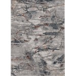 Lara Grey/Brick Whisper 2'2" x 6'11 Runner Rug