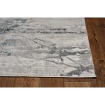 Lara Grey/Teal Whisper 2'2" x 6'11 Runner Rug