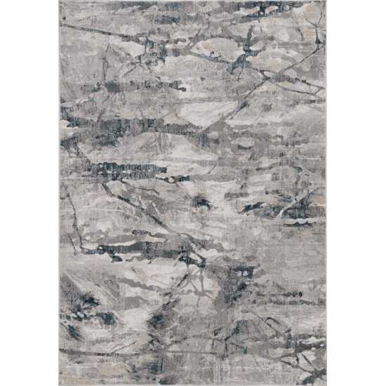 Lara Grey/Teal Whisper 5'3" x 7'7" Rug