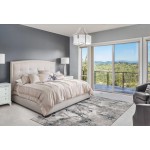 Lara Grey/Teal Whisper 9'10" x 13'2" Rug