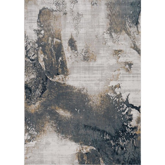 Lara Grey Expressions 2'2" x 6'11 Runner Rug